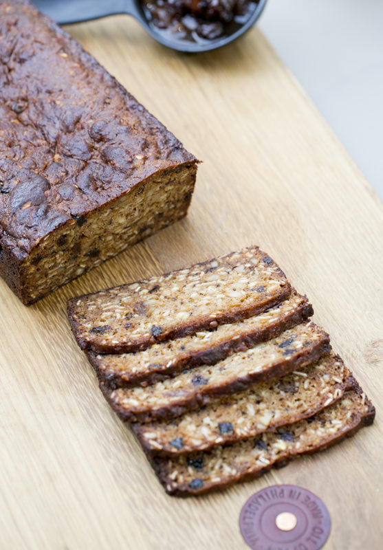 Healthy Date, Nut and Flaxseed Loaf