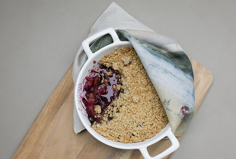Plum Lime and ginger crumble3