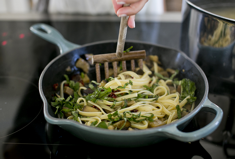 Aromatic Aubergine Pasta