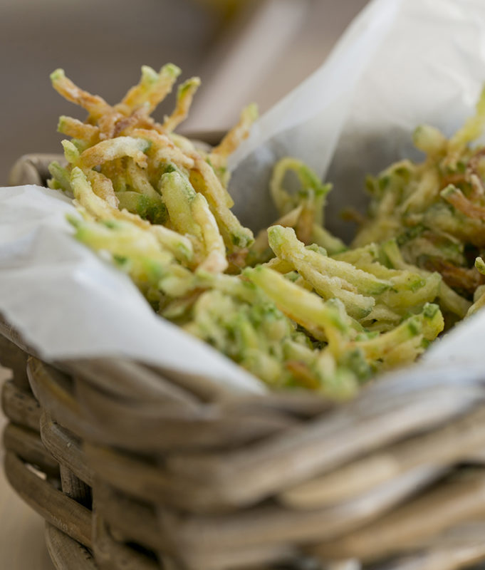 Courgette chips