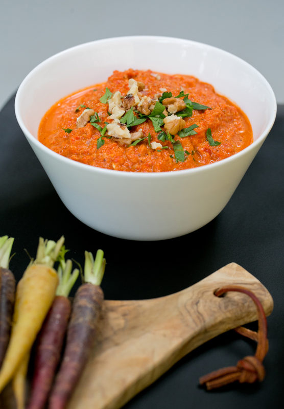 Roasted Red Pepper Spread with Walnuts