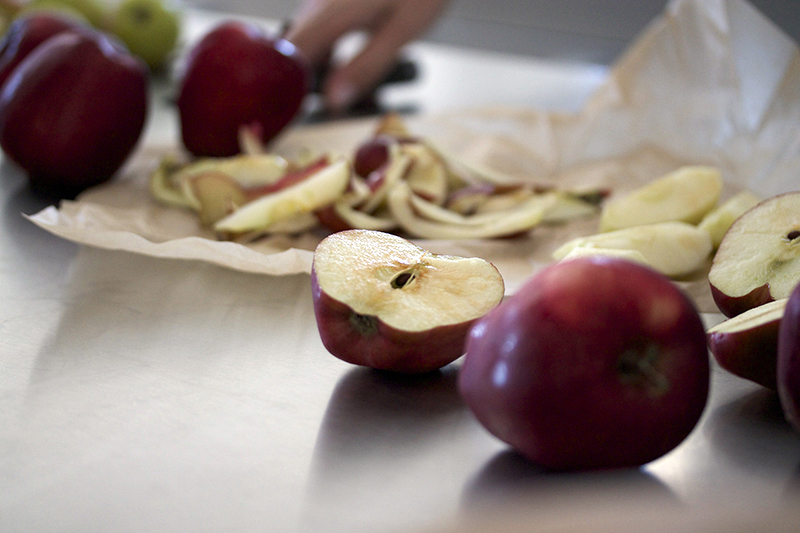 Baked Apples with Crushed Meringues, Honey & Yogurt