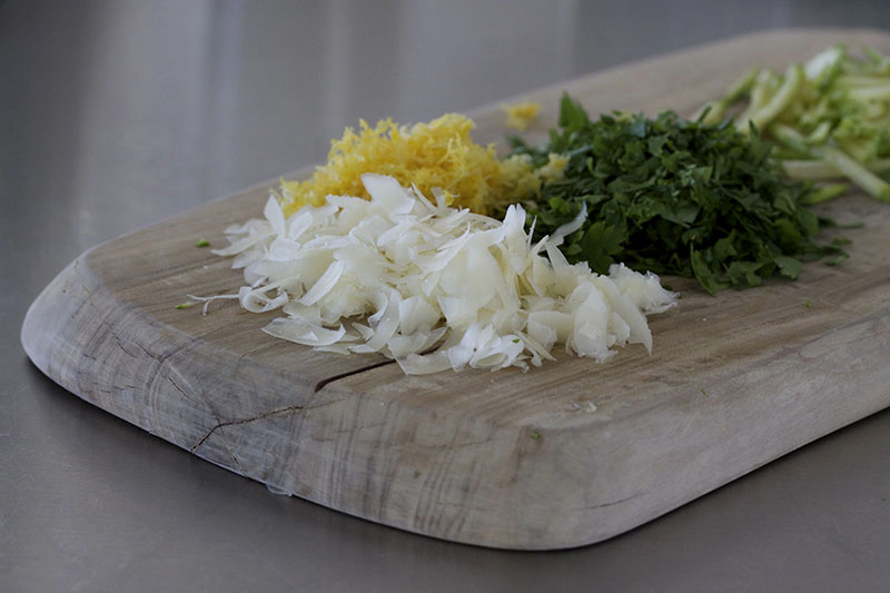 Orzo Pasta with Courgette, Lemon & Parsley