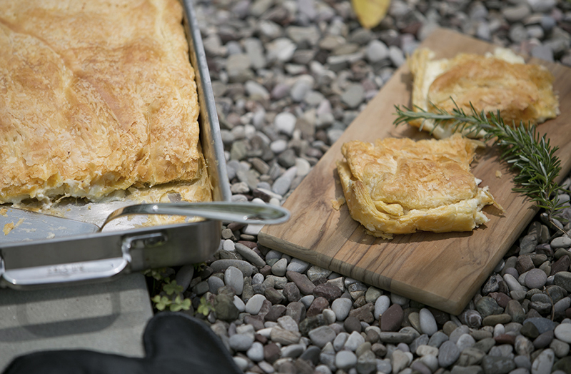 Puff Pastry Cheese Pie -Tiropitta