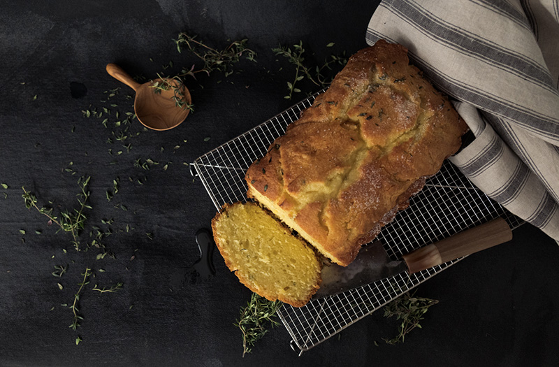 Lemon & Thyme Cake Loaf