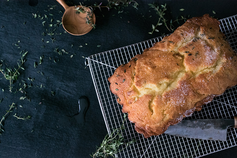 Lemon & Thyme Cake Loaf