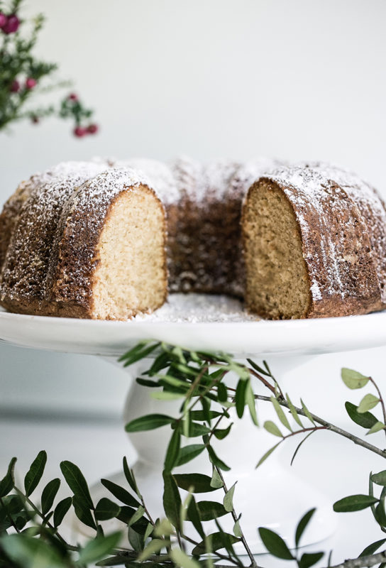 Lemon & Ginger Cake with Almonds