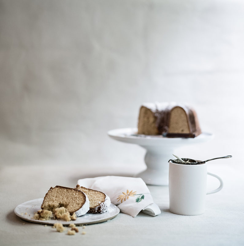 Lemon & Ginger Cake with Almonds