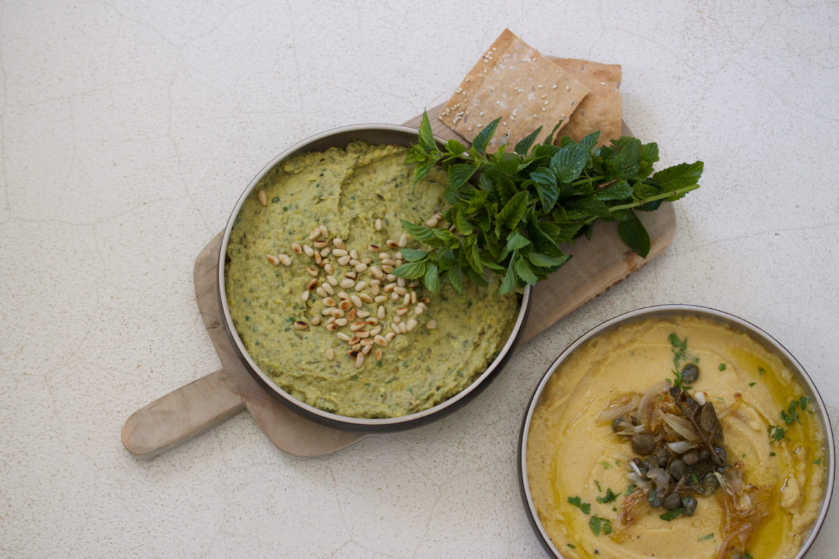 Sandra Choremi_Avocado Mung Bean and Tahini Hummus