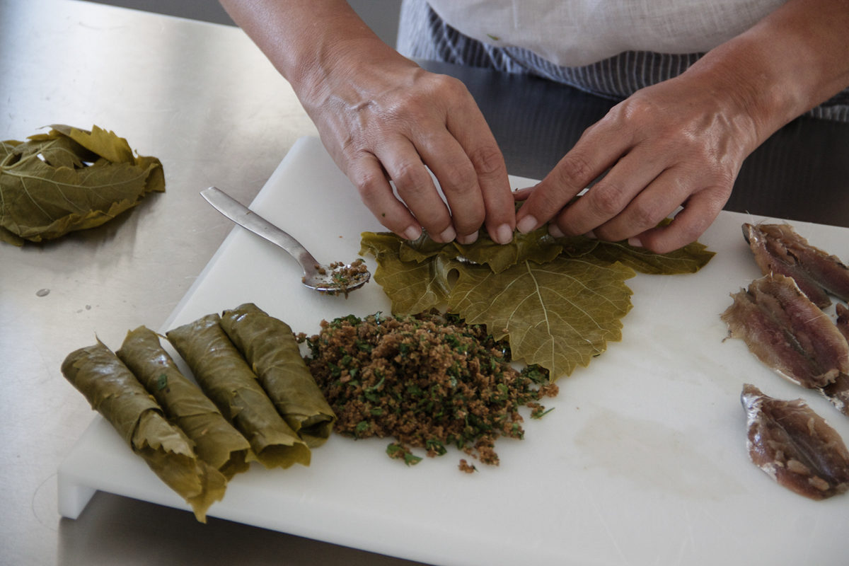 Sandra Choremi_Spicy Sardines Wrapped in Vine Leaves